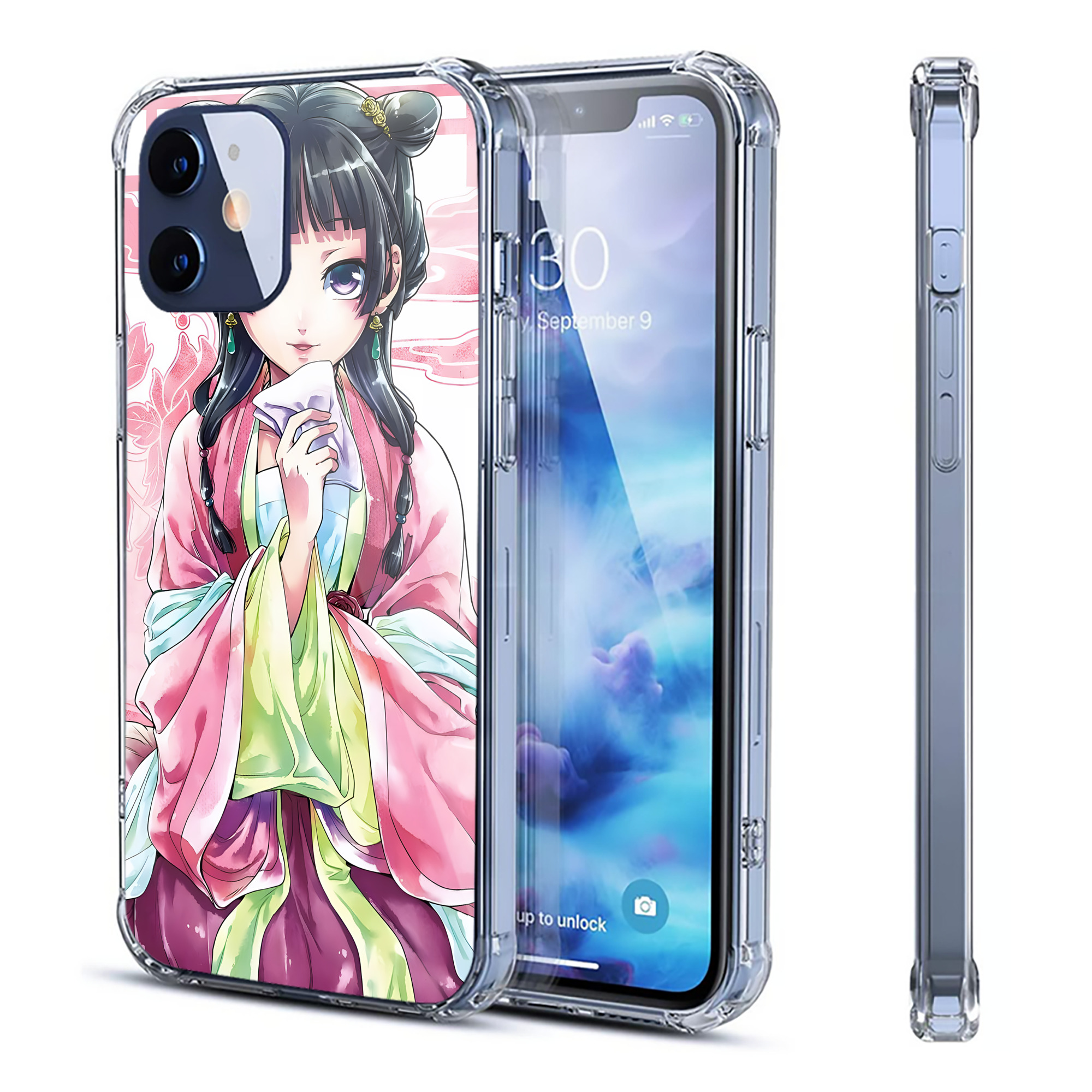 （画像用） 薬屋のひとりごと The Apothecary Diaries 【iPhone 12シリーズ対応】透明スマホケース（クリアソフトケース）